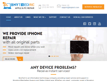 Tablet Screenshot of bnytech.com
